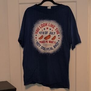 Patriotic Blue Long Sleeve Tee